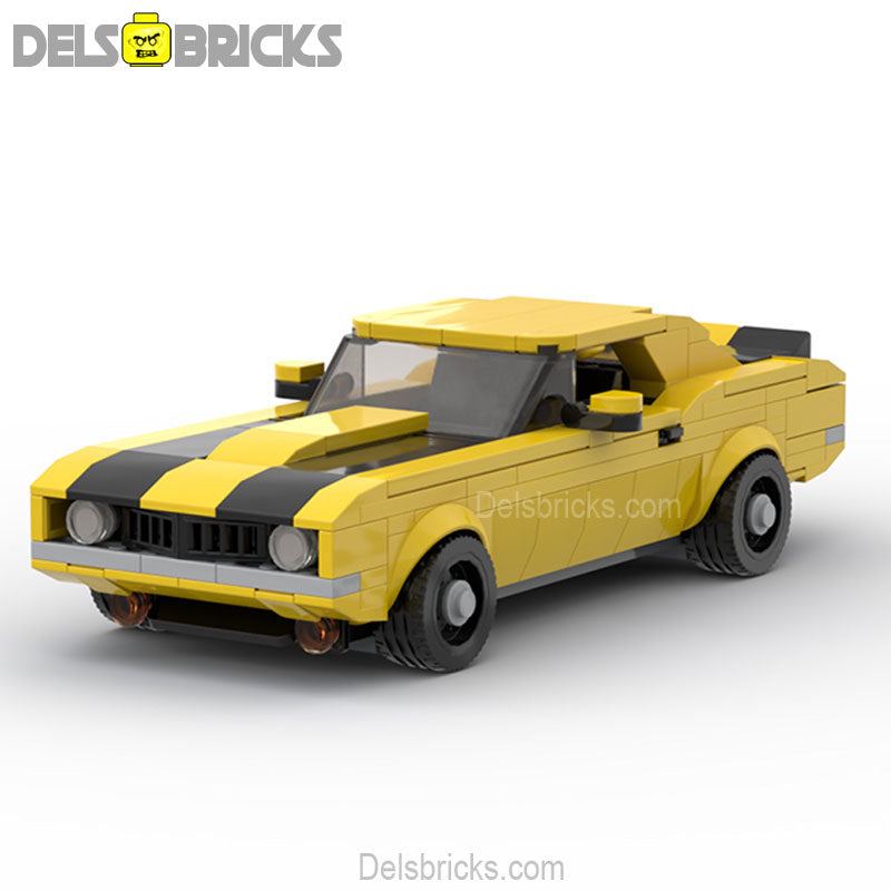 Camaro Z28 Classic Muscle Car Lego Minifigures Custom Building Block Toys