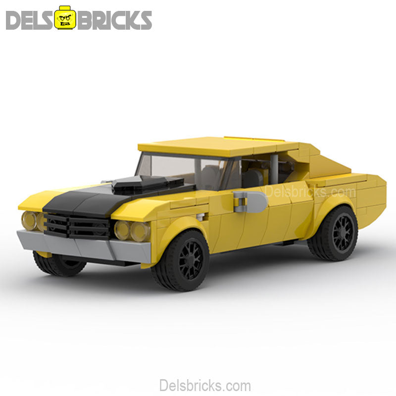 Camaro SS Classic Muscle Car Lego Minifigures Custom Building Block Toys