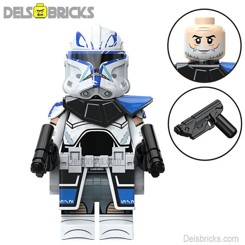 captain Rex (Rebels) 501st Clone trooper Star Wars Lego Minifigures Custom Toys S3