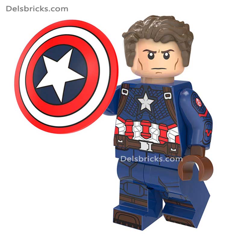 Lego Captain America Steve Rogers Minifigures