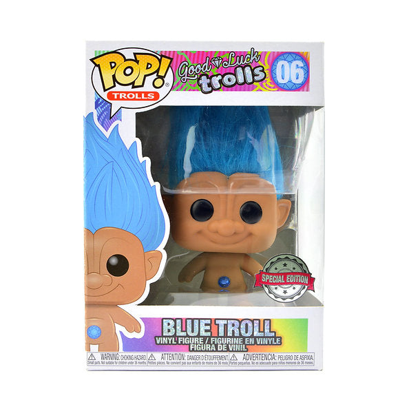 Pop! Trolls: Good Luck Trolls - Blue Troll (Special Edition Exclusive)