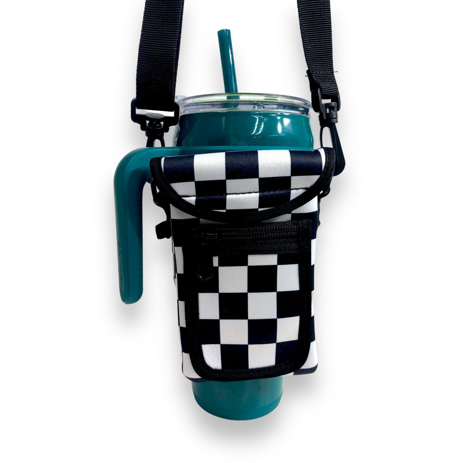 Checkerboard Wrap Around Drink Pocket