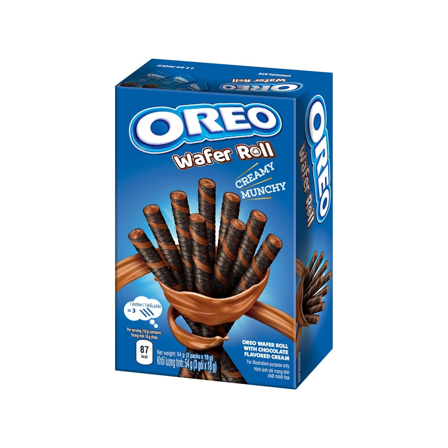 Oreo Wafer Rolls Chocolate (54g) Philippines (6ct)