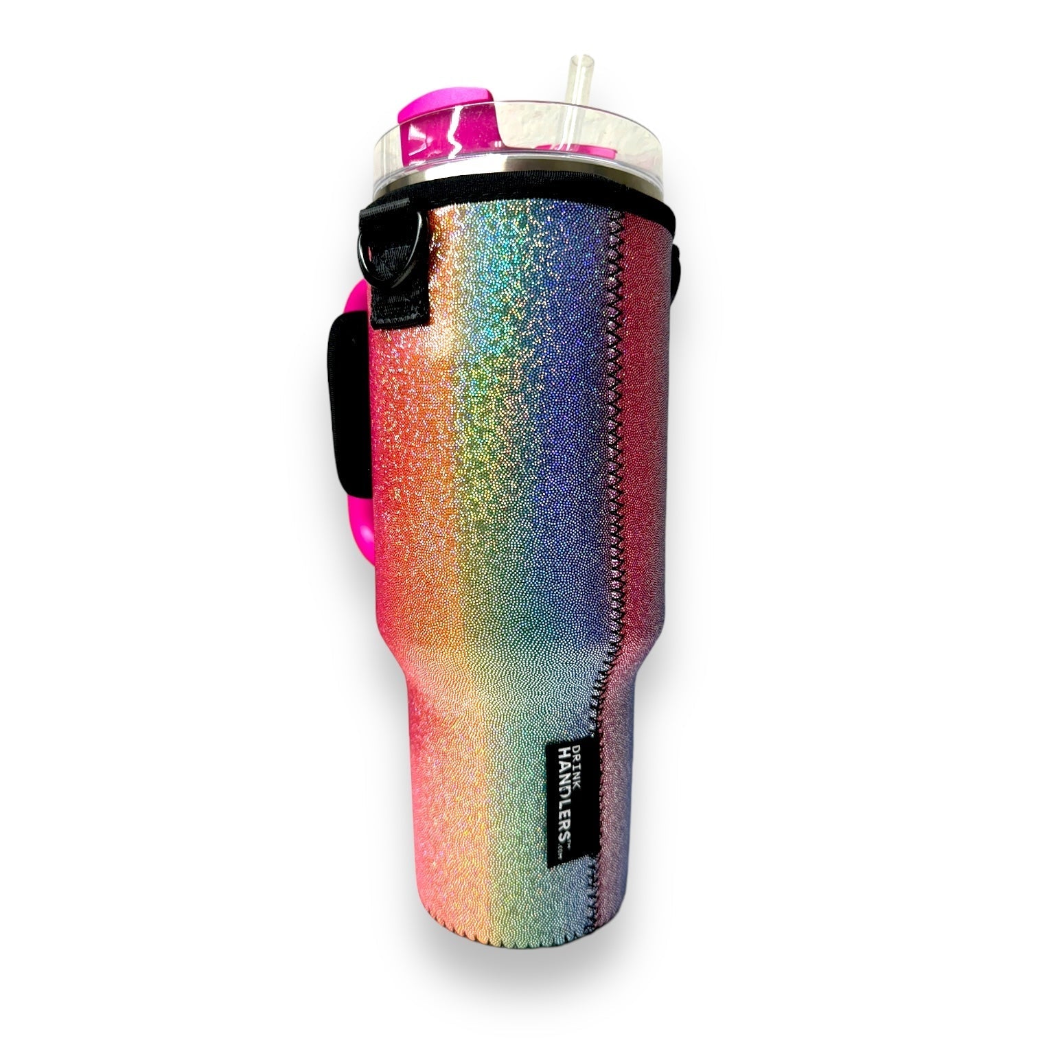 Cosmic Craze 40oz Tumbler With Handle Sleeve