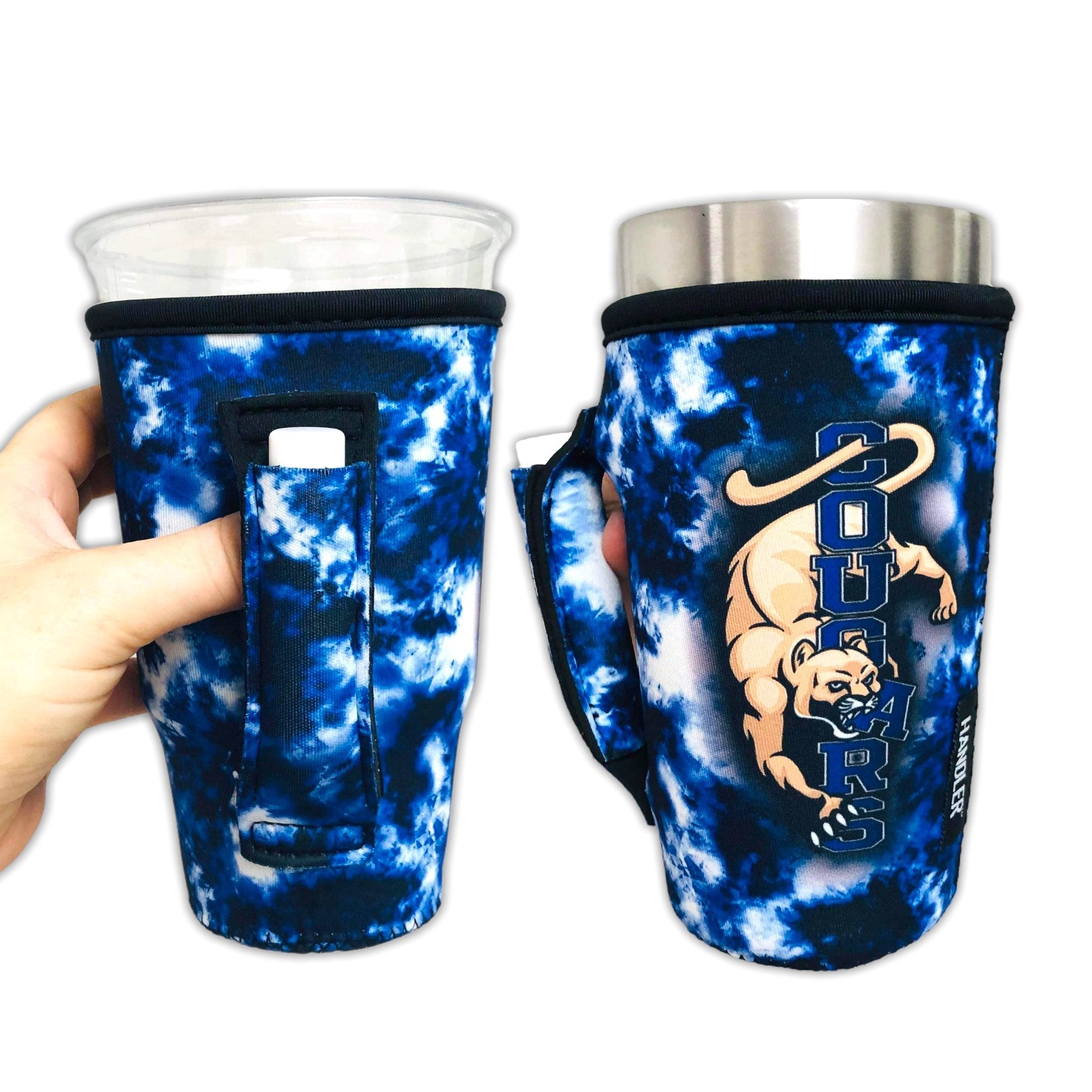 Cougars 20oz Large Coffee / Tea / Tumbler Handler™