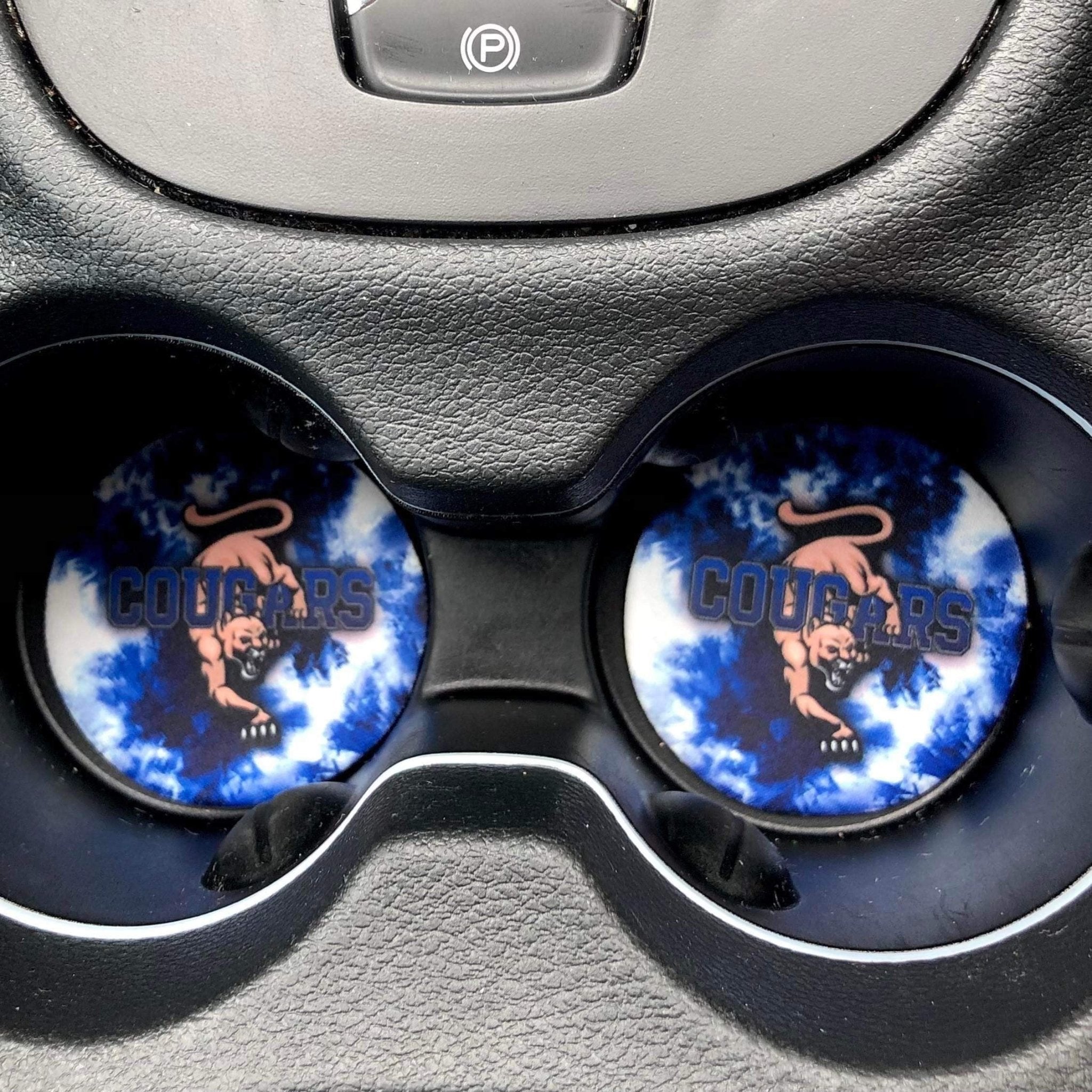Cougars Neoprene Car Coasters