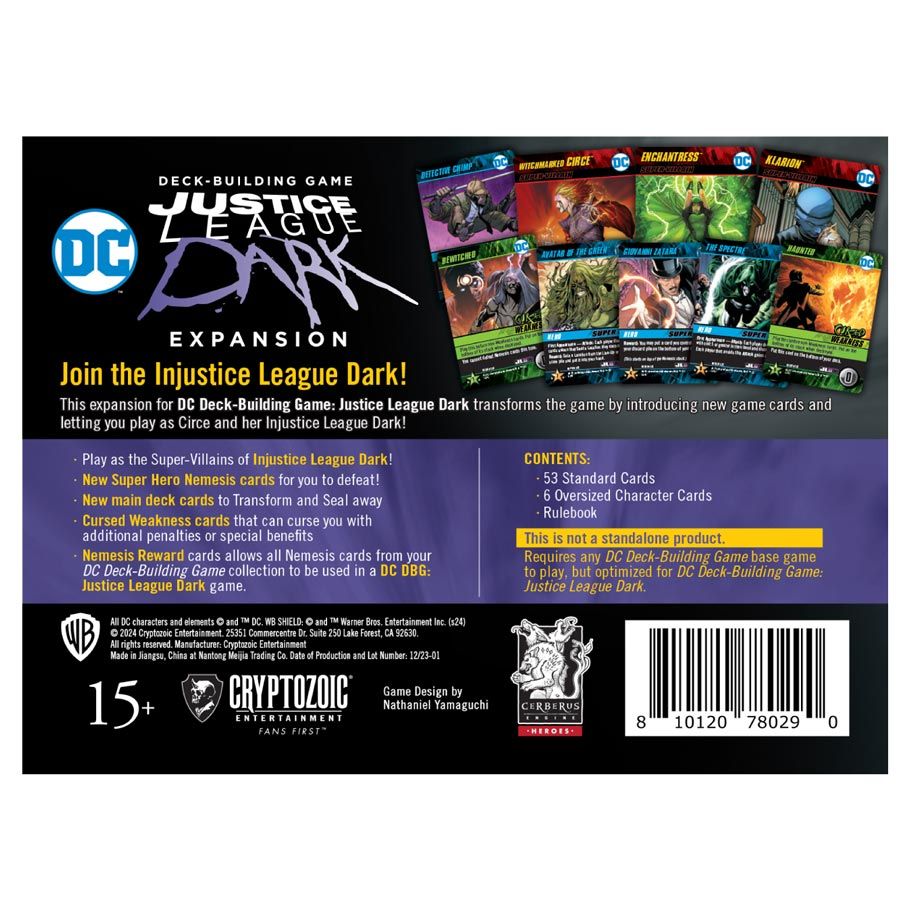 DC Deck-Building Game: Justice League Dark Expansion