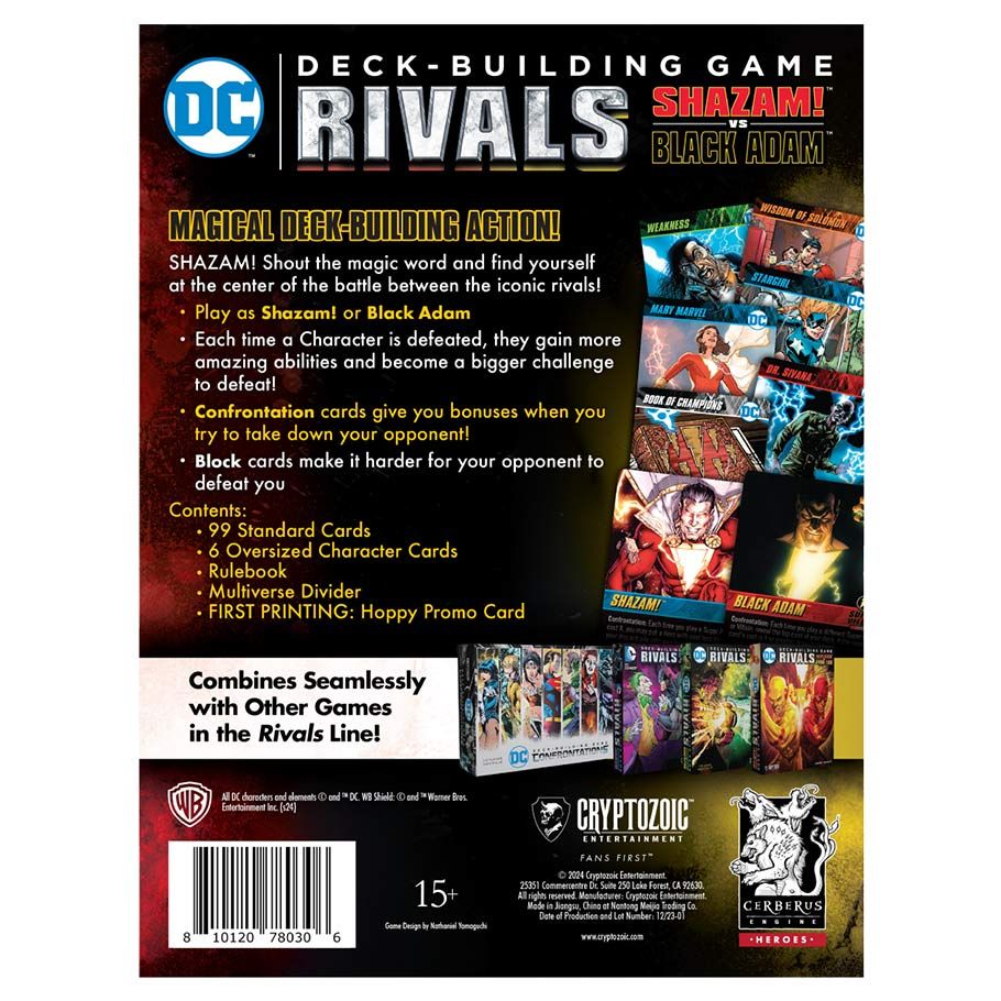 DC Deck-Building Game: Rivals - Shazam! Vs. Black Adam