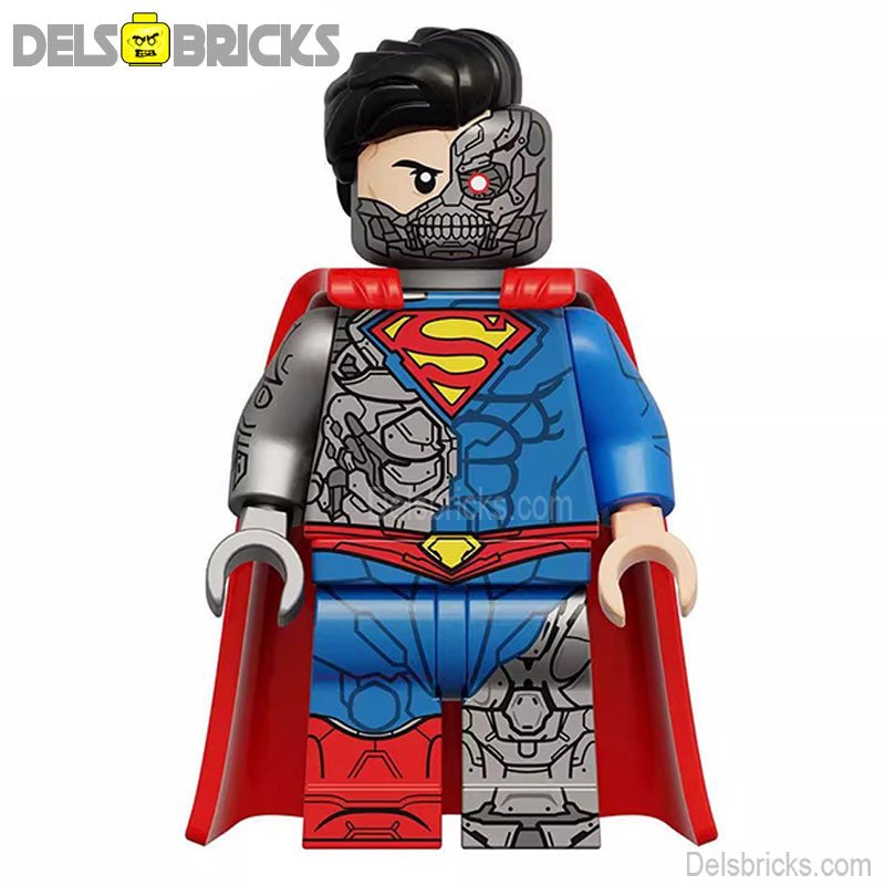 Cyborg Superman Lego Minifigures Custom Toys