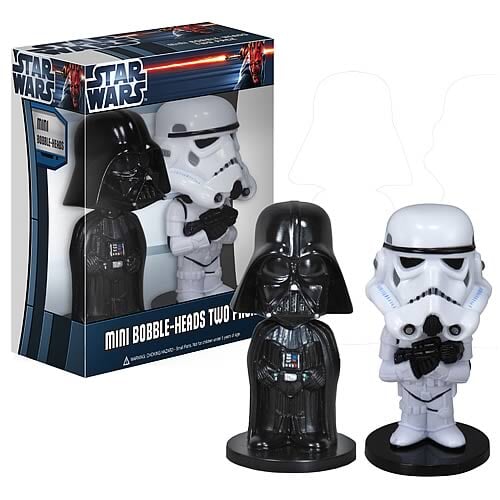 Darth Vader & Stormtrooper (Ultra Mini Wacky Wobblers)