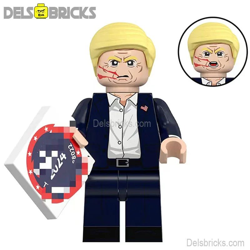 Donald Trump Assassination Attempt Best Lego Minifigures custom toys NEW