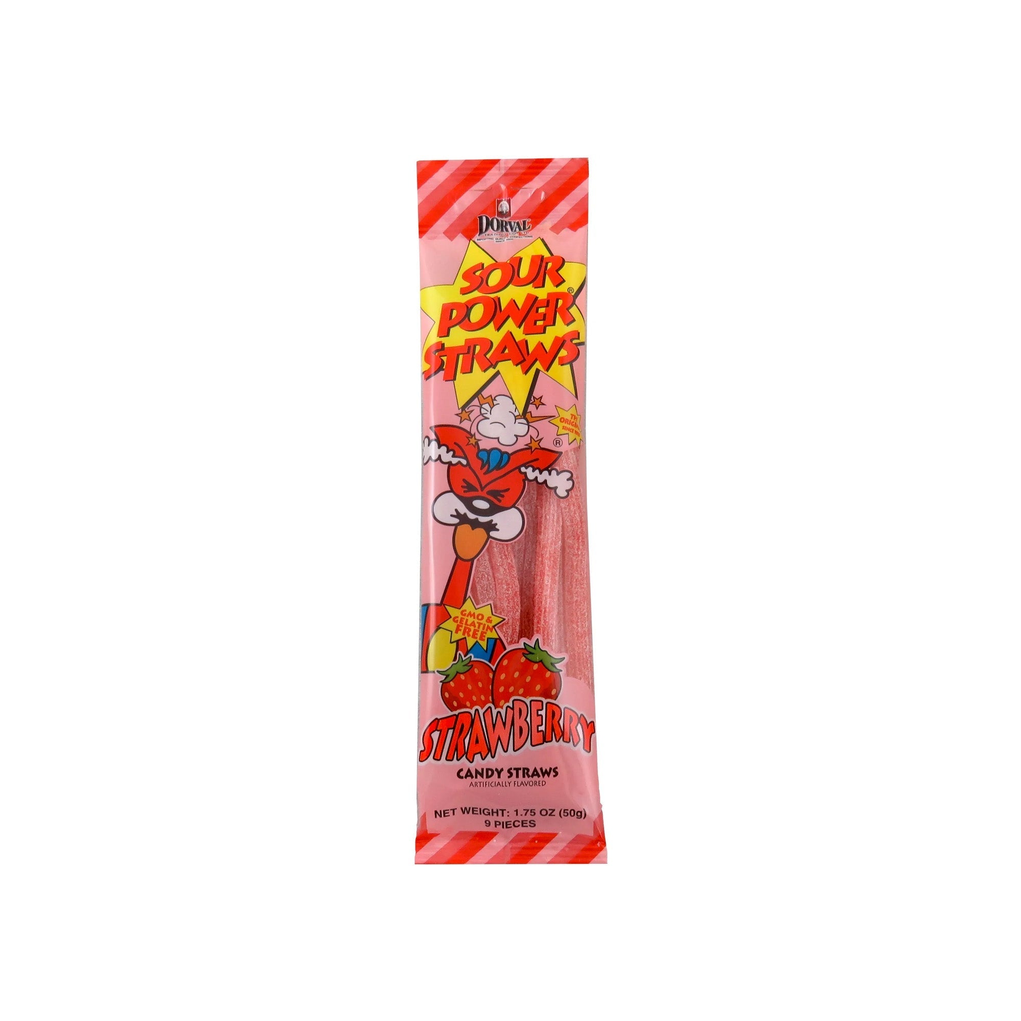 Dorval Sour Power Straws Strawberry (Germany)