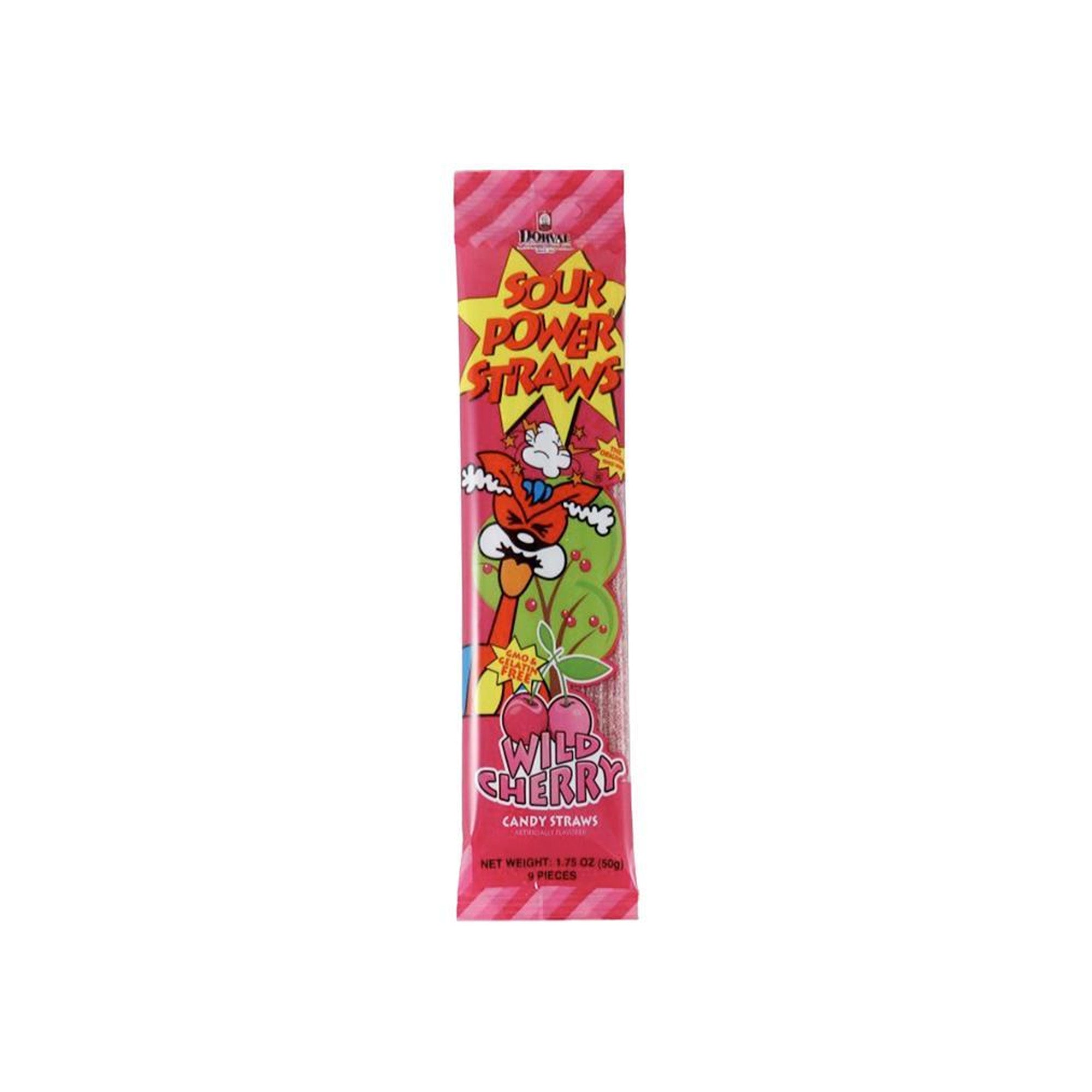 Dorval Sour Power Straws Wild Cherry (Germany)