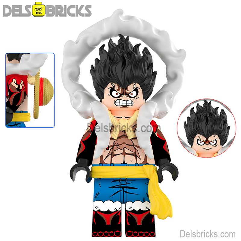 Monkey D Luffy Nika God Gear 4 One Piece Lego Anime Minifigures