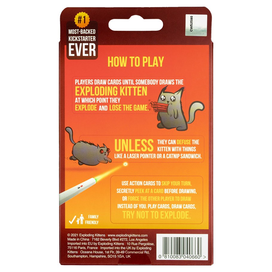 Exploding Kittens: 2 Player Edition