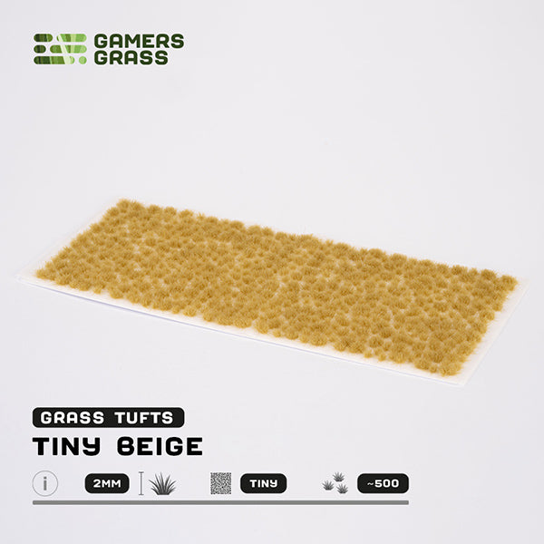 Gamers Grass Tufts: Beige- Tiny