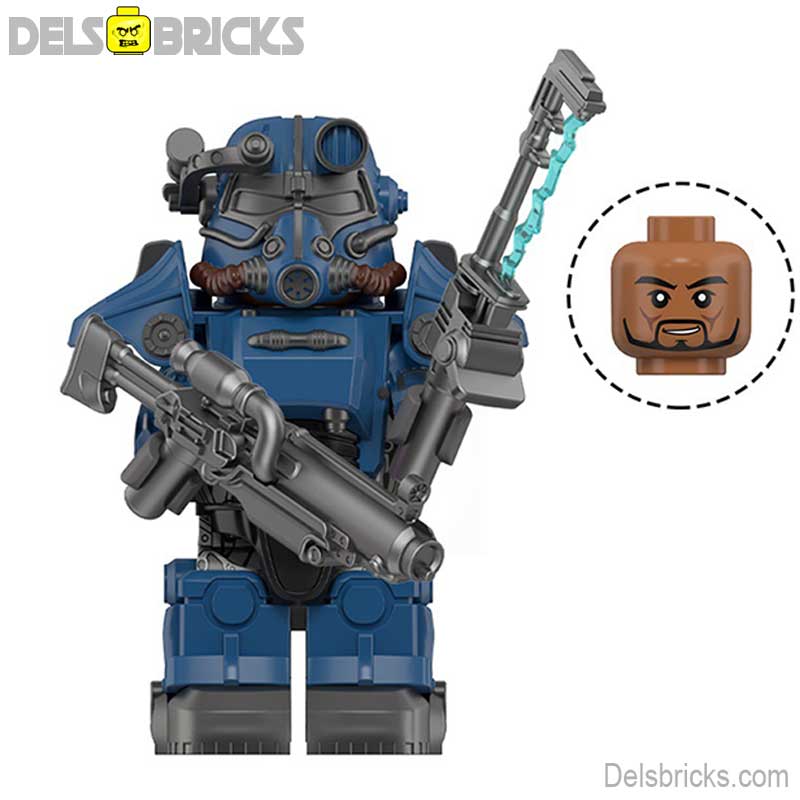 Fallout T-45 Power Armor Lego Minifigures Custom video Game Toys Set 5-2