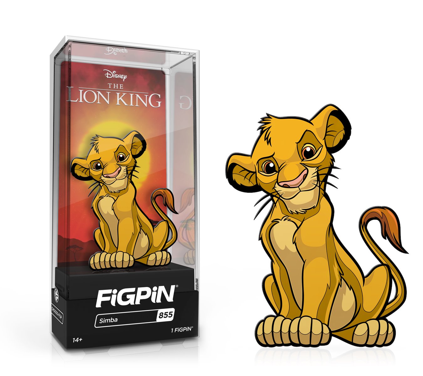 FiGPiN Classic DISNEY'S THE LION KING - Simba (855)   FiGPiN COMMON  1st Edition - 1,500 Units