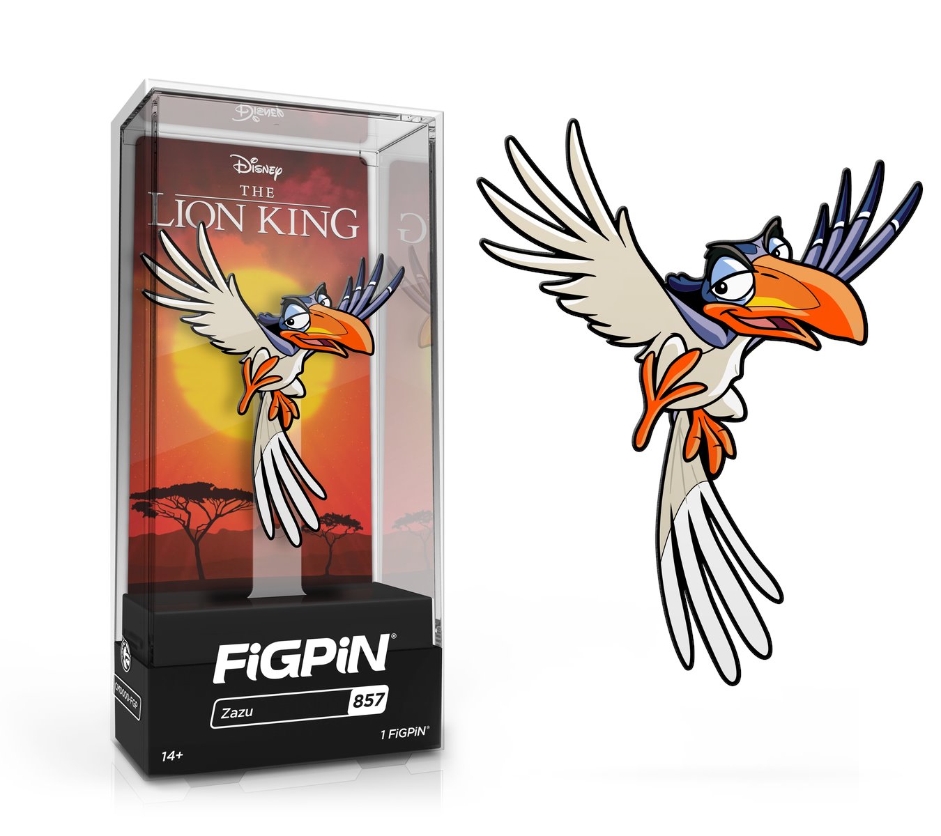 FiGPiN Classic DISNEY'S THE LION KING - Zazu (857)   FiGPiN COMMON  1st Edition - 1,500 Units