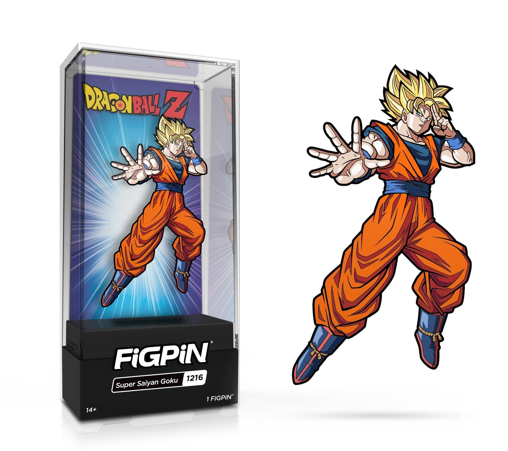 FiGPiN Classic: Dragon Ball Z Buu Saga - Super Saiyan Goku (1216) [1st Edition LE500]