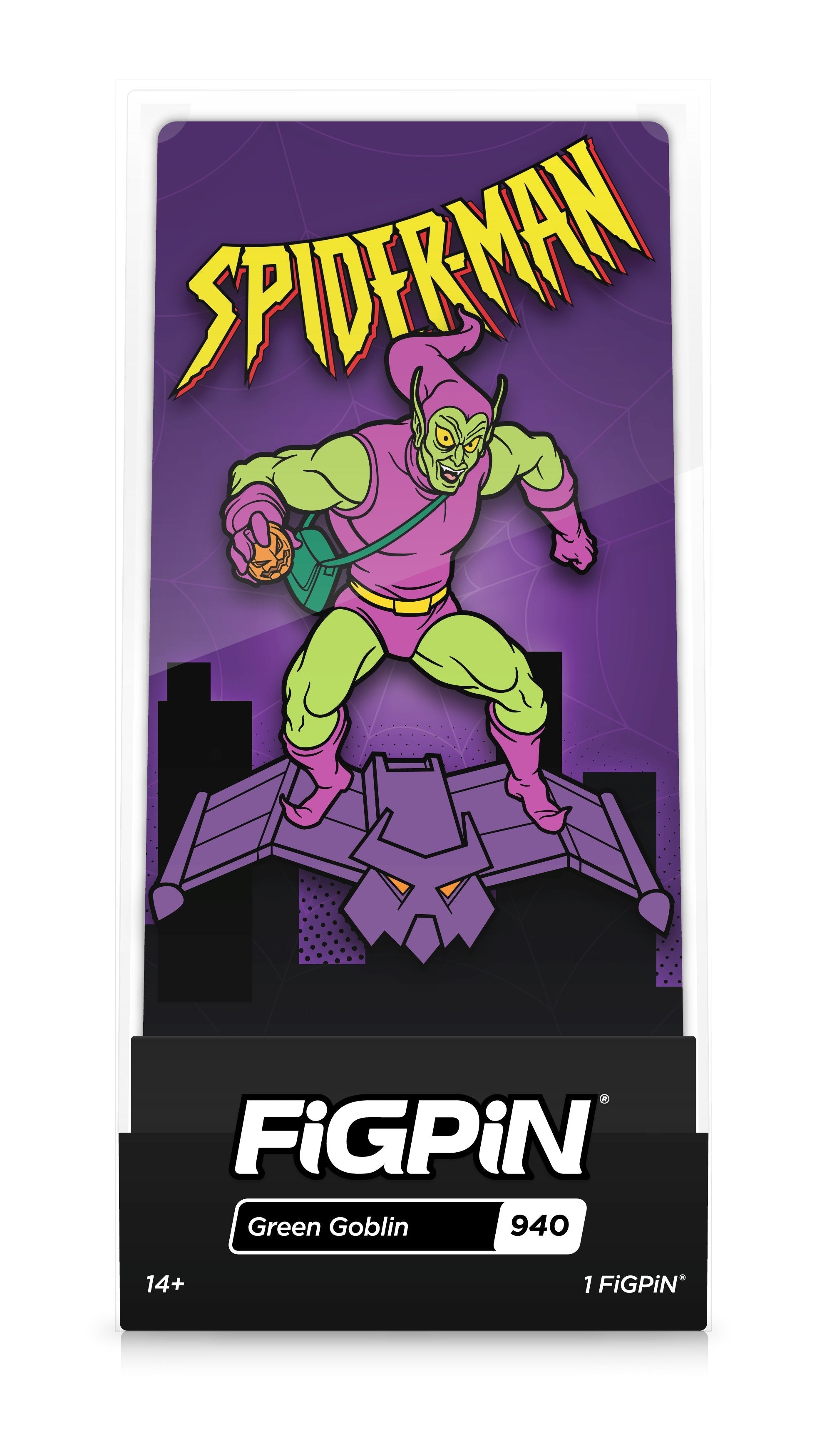 FiGPiN Classic: Marvel Spider-Man Green Goblin #940 - LE1000 (Ralphie's Funhouse Exclusive)