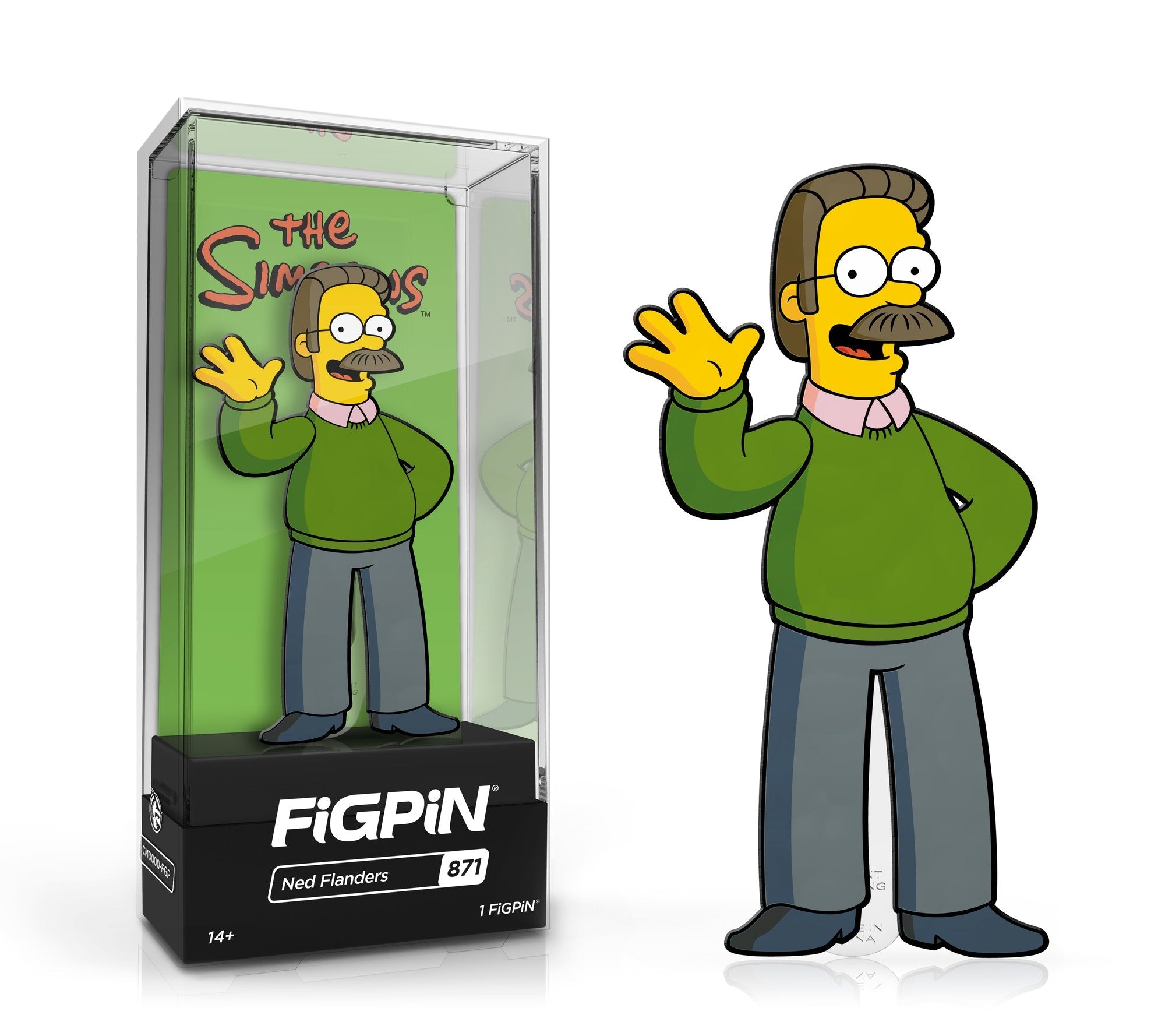 FiGPiN Classic THE SIMPSONS Series 2 - Ned Flanders (871) (1ST EDITION LE2000)