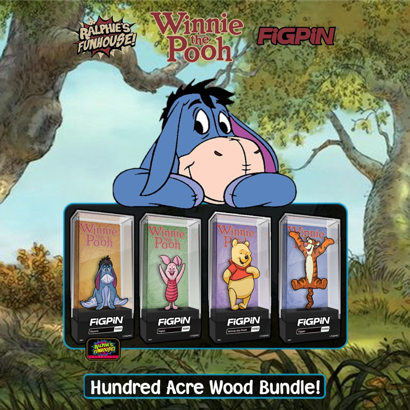 FiGPiN Classic: Winnie the Pooh - Hundred Acre Wood Bundle