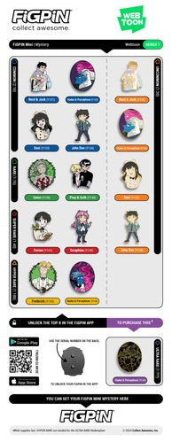 FiGPiN Mystery: Webtoon Mystery Series 1 - Single Random Mystery Pin