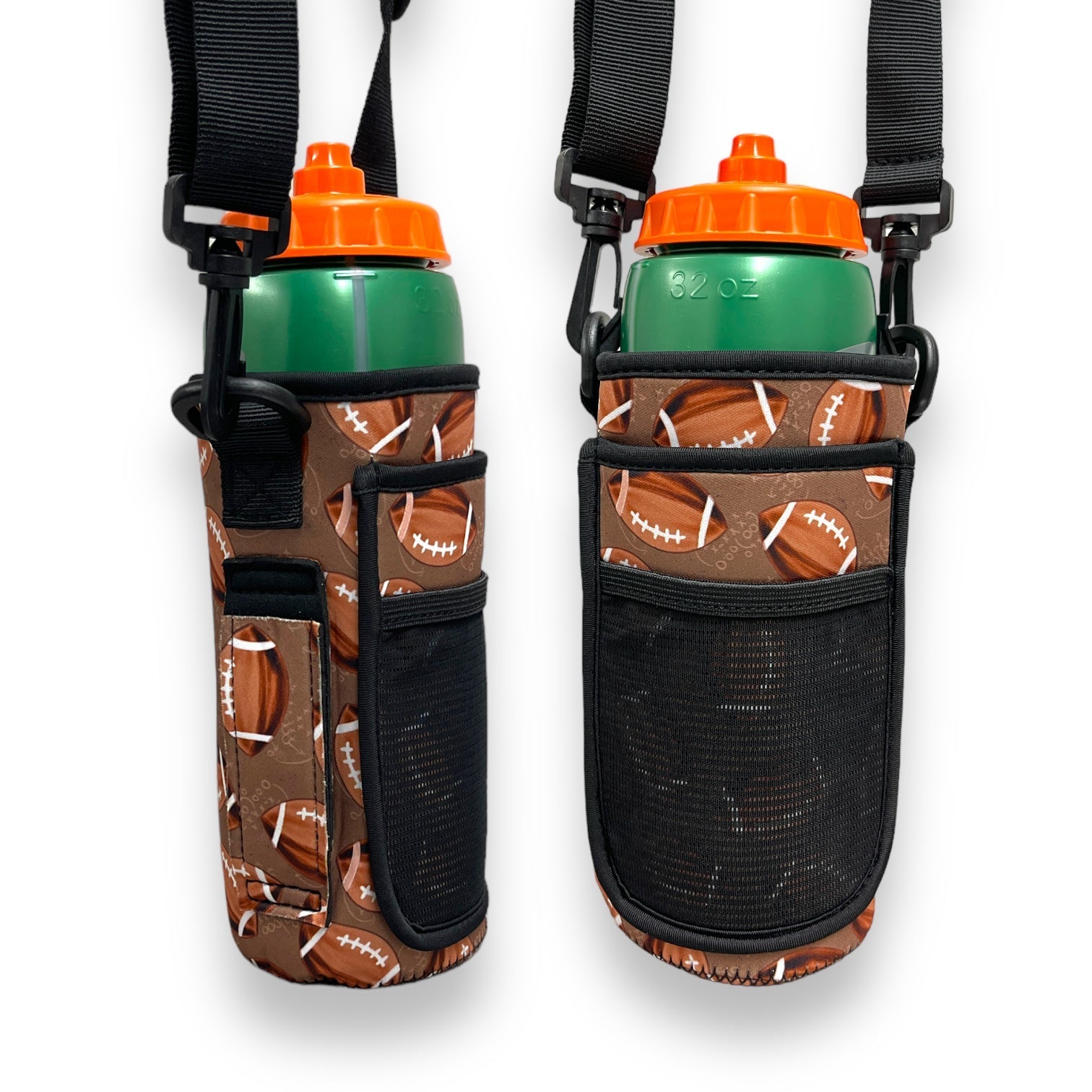 Footballs 30-40oz Tumbler Handler™  With Carrying Strap