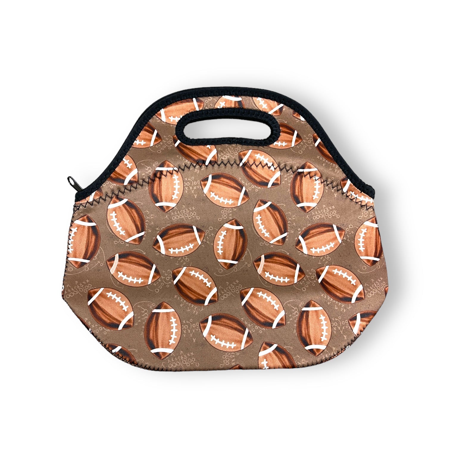 Footballs Lunch Bag Tote