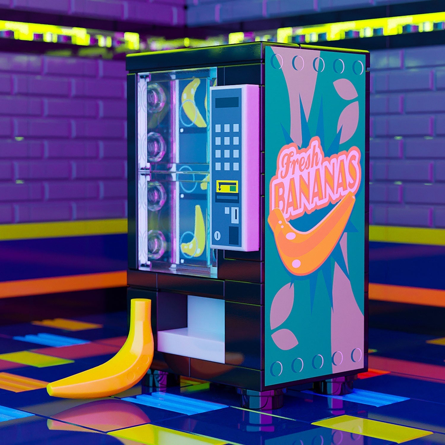 Fresh Bananas - B3 Customs Fruit Vending Machine