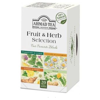 Fruit & Herb Selection - Herbal Tea | 20' Tea Bags | Ahmad Tea