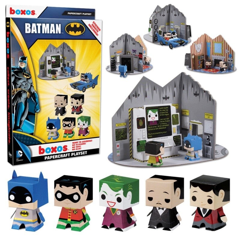 Funko Boxos Papercraft Playset: Batman