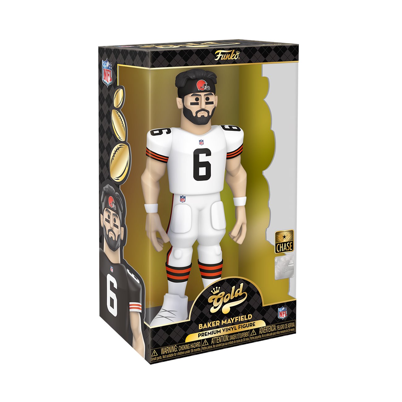 Funko Gold 12" NFL: Cleveland Browns- Baker Mayfield w 1 in 4 Chance at Chase