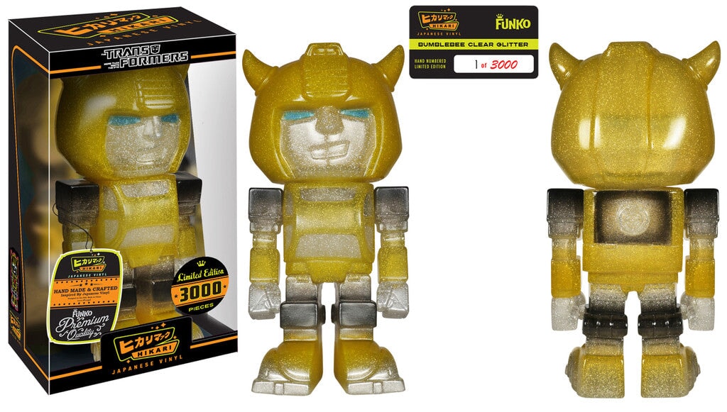 Funko Hikari Transformers: Bumblebee Clear Glitter (Limited Edition of 3000)