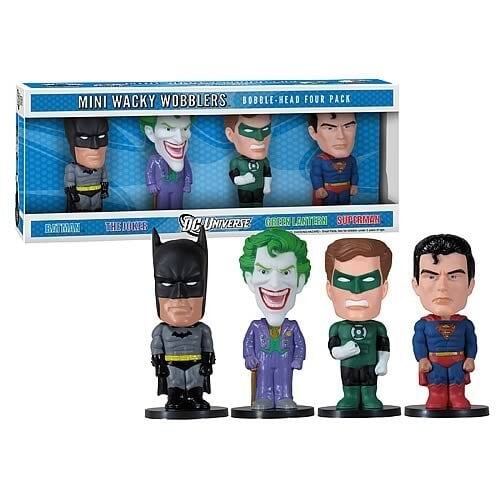 Funko Mini Wacky Wobbler: DC Set (4-Pack)