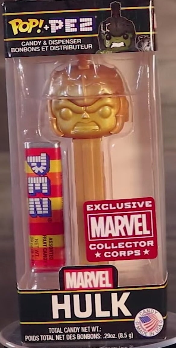 Funko Pop! Pez: Hulk (Gold)