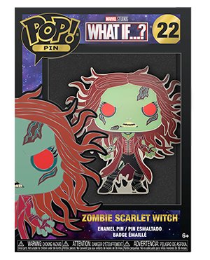 FUNKO POP PINS: MARVEL: WHAT IF - ZOMBIE SCARLET WITCH (w/1 in 12 Chance at Chase)