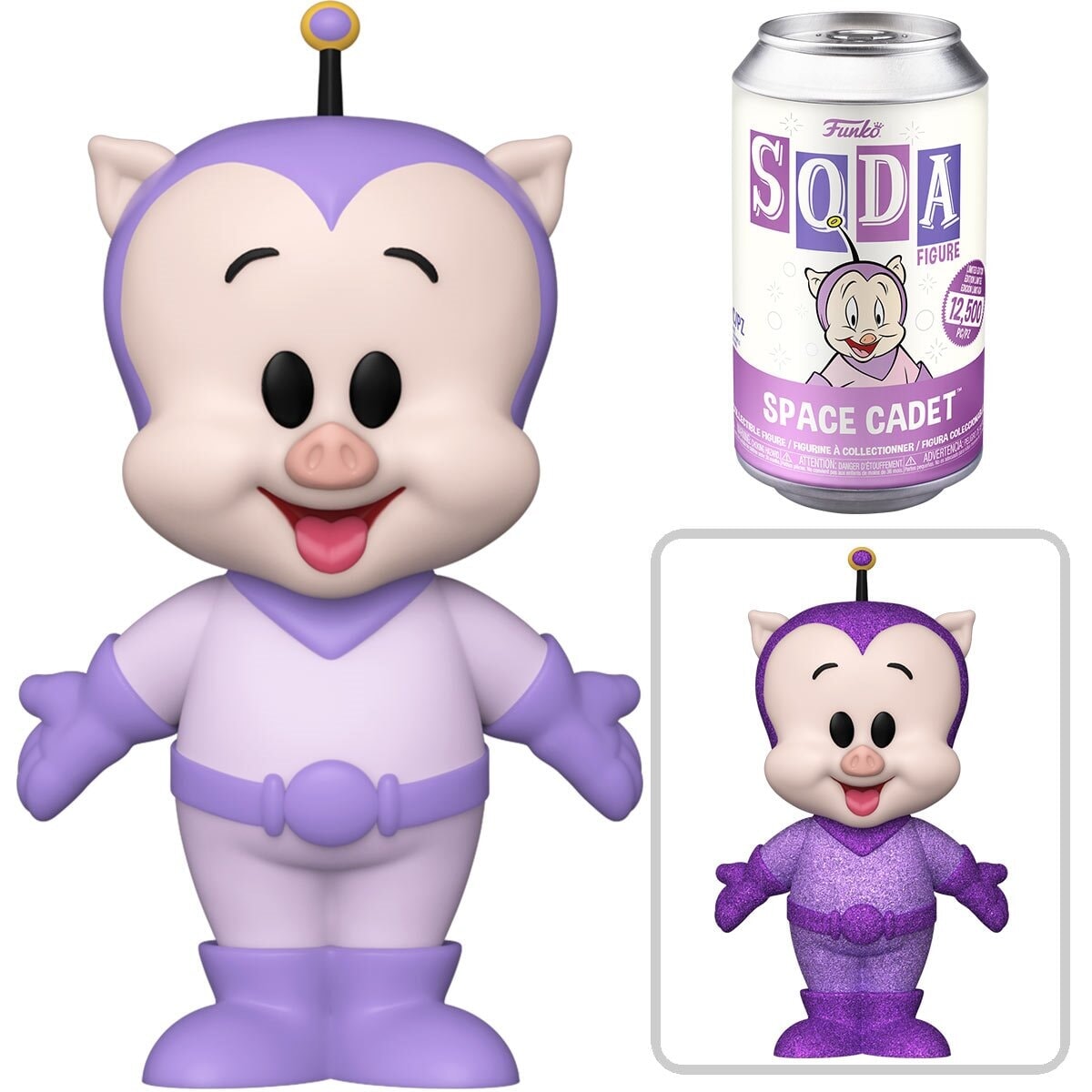 Funko Vinyl SODA: Duck Dodgers - Space Cadet (1:6 Chance at Chase) (Order 6 for a SEALED Case)