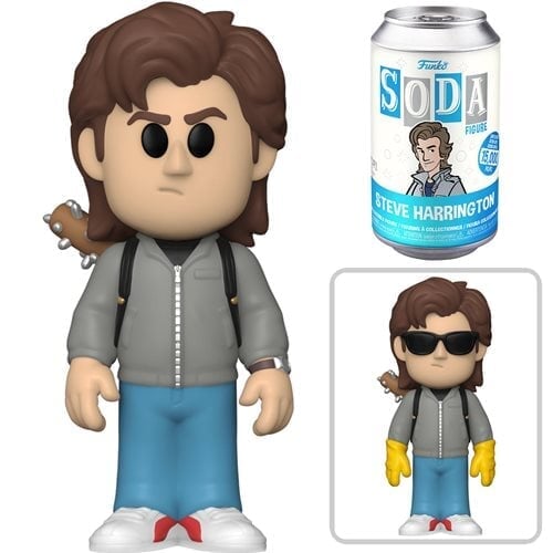 Funko Vinyl SODA: Stranger Things - Steve Harrington (1:6 Chance at Chase) (Order 6 for a SEALED Case)