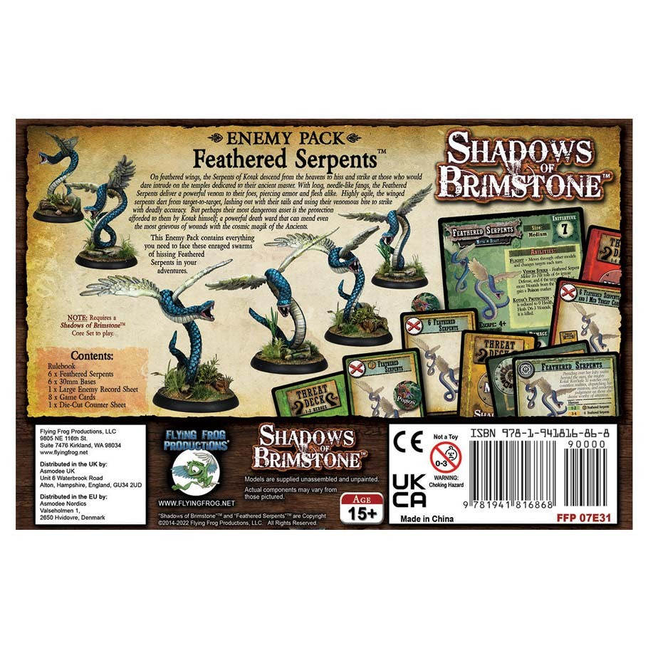 Shadows of Brimstone: Feathered Serpents Enemy Pack