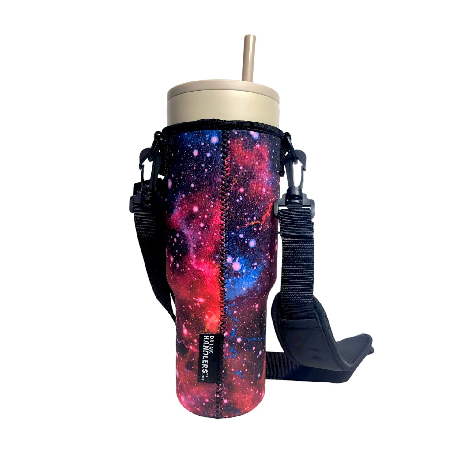 Galaxy 40oz Tumbler With Handle Sleeve