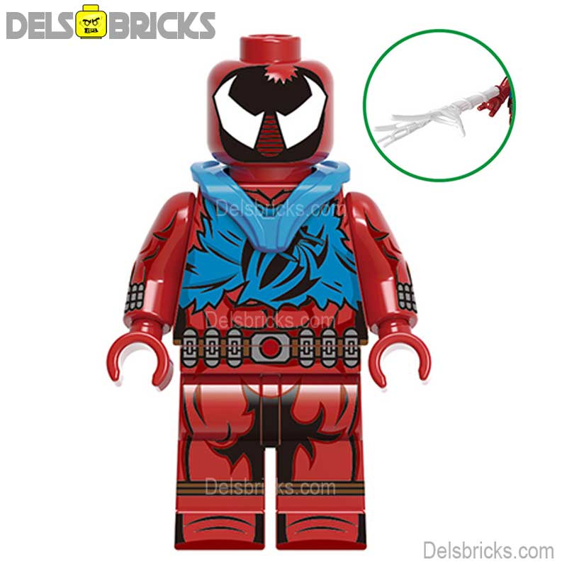 Scarlet Spider-Man Spider-verse Lego Marvel Minifigures Custom Toys NEW