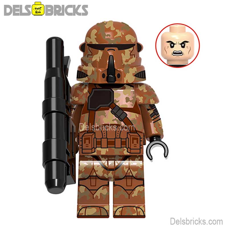 Geonosis Airborne Clone trooper | Lego Star Wars Minifigures Custom Toys