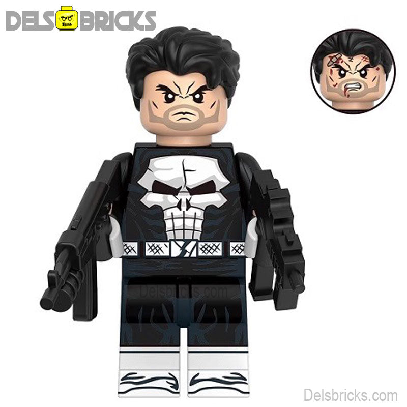 The Punisher Frank Castle Lego Minifigures Custom Toys 2