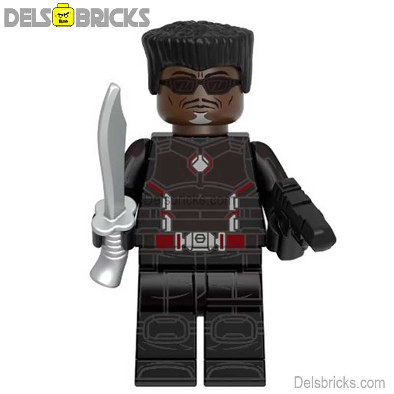 Blade from Deadpool & Wolverine Movie Lego Minifigures Custom Toys