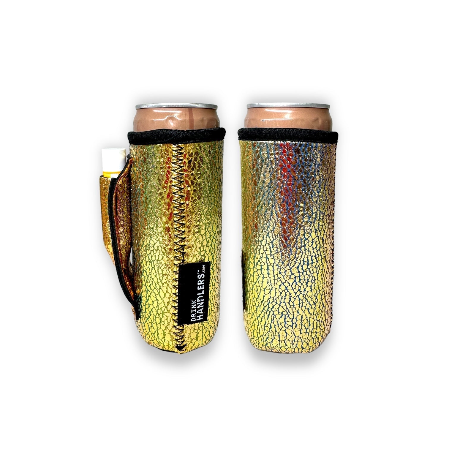 Glimmering Gold 12oz Slim Can Handler™