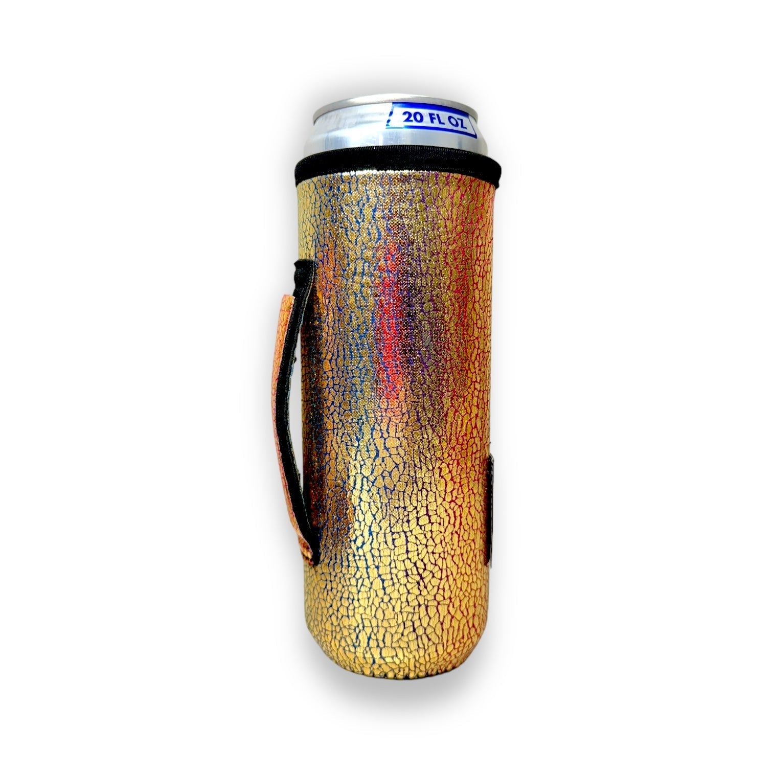 Glimmering Gold 16-24oz Soda & Water Bottle / Tallboy Can Handler™