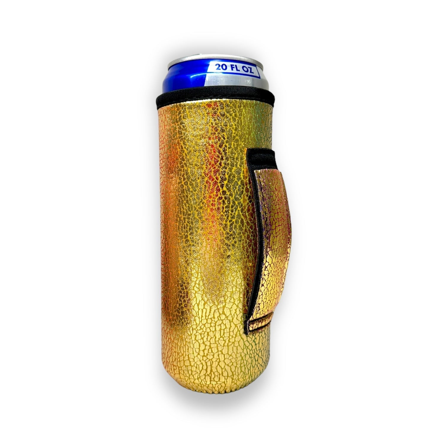 Glimmering Gold 16-24oz Soda & Water Bottle / Tallboy Can Handler™