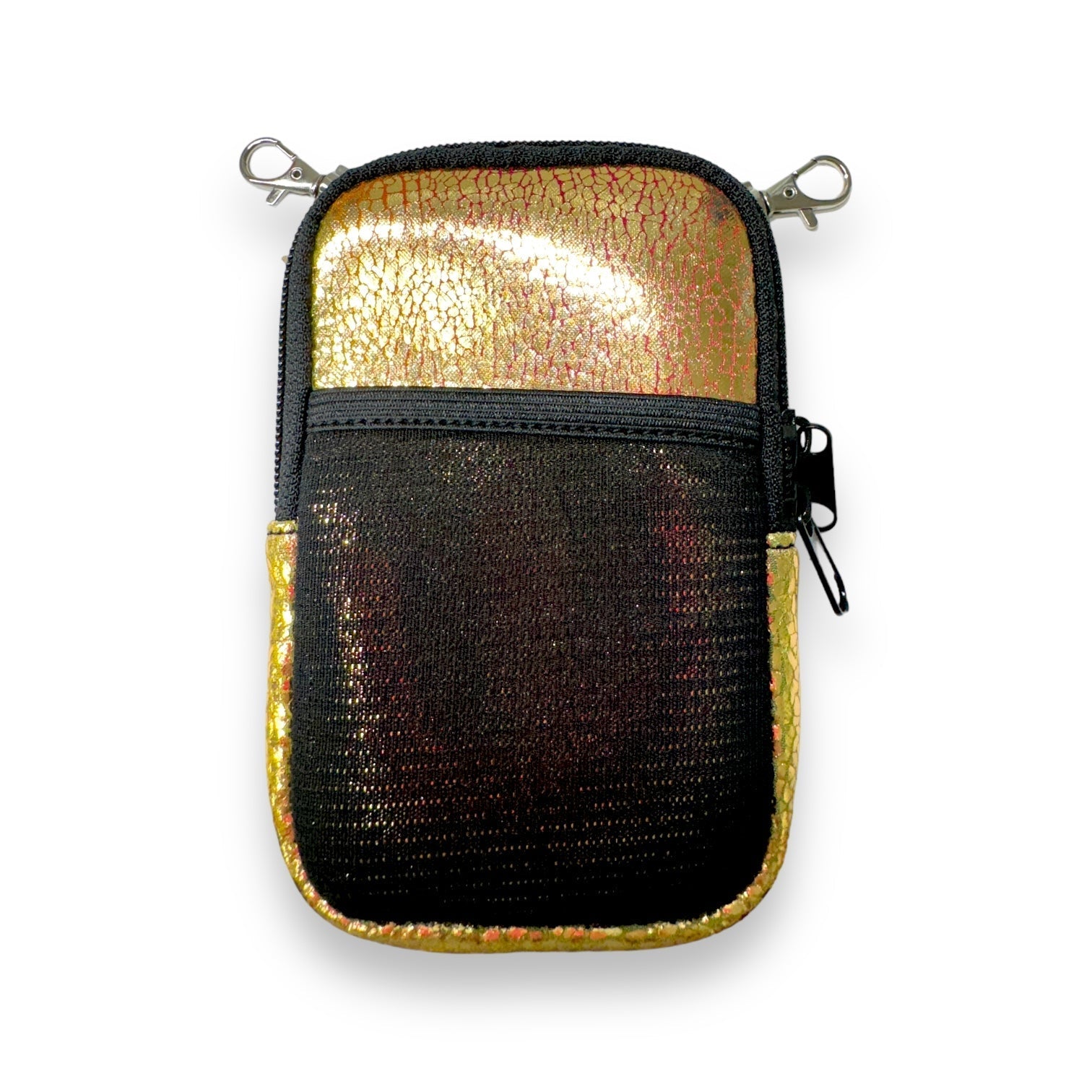 Glimmering Gold Clip On Pocket Attachment